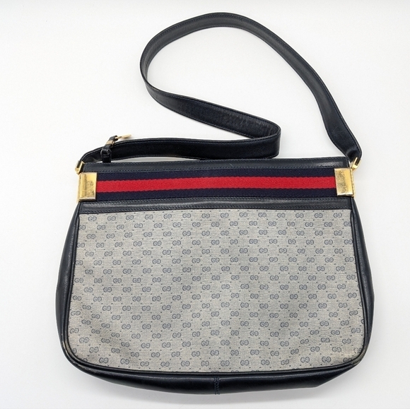 Gucci Vintage Ophidia 1970/80 mini GG canvas & leather shoulder bag - Picture 2 of 15